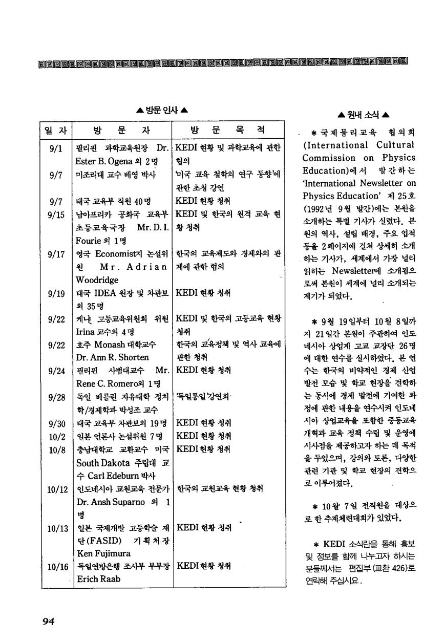 KEDI 소식