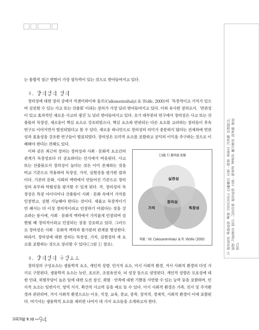 창의성 계발교육