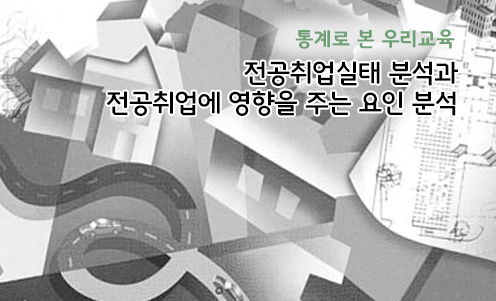 통계로 본 우리교육 - 전공취업실태 분석과 전공취업에 영향을 주는 요인 분석