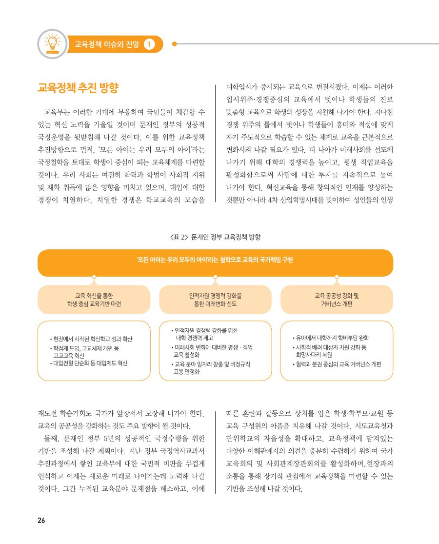 교육정책 이슈와 전망1