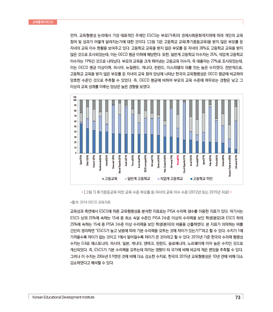 교육통계 Foc us