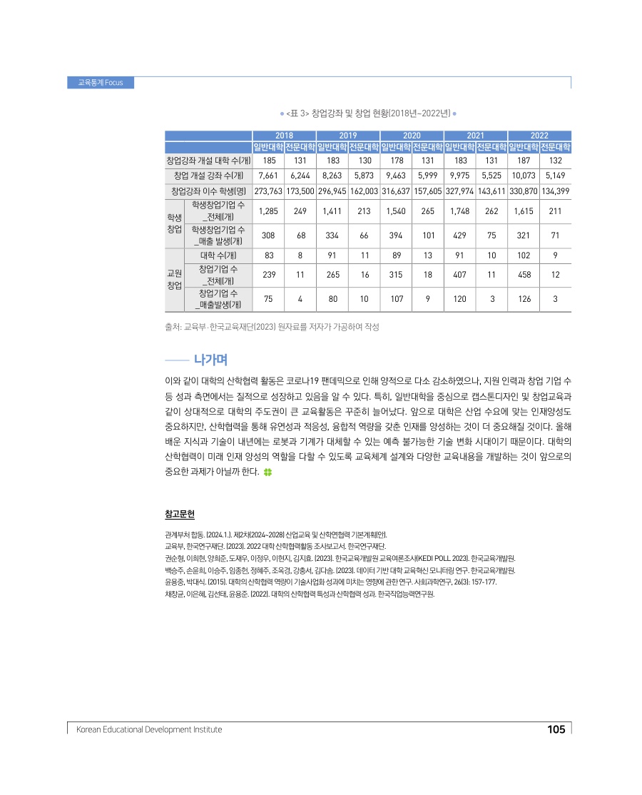 교육통계 Focus