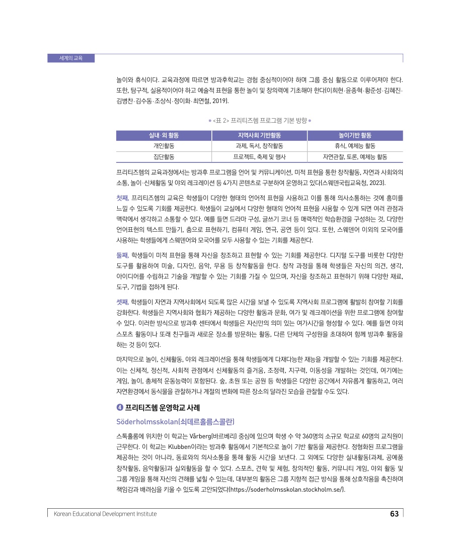 세계의 교육