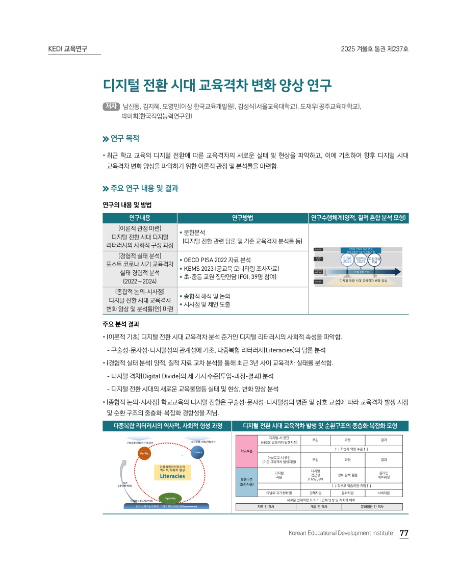 KEDI 교육연구