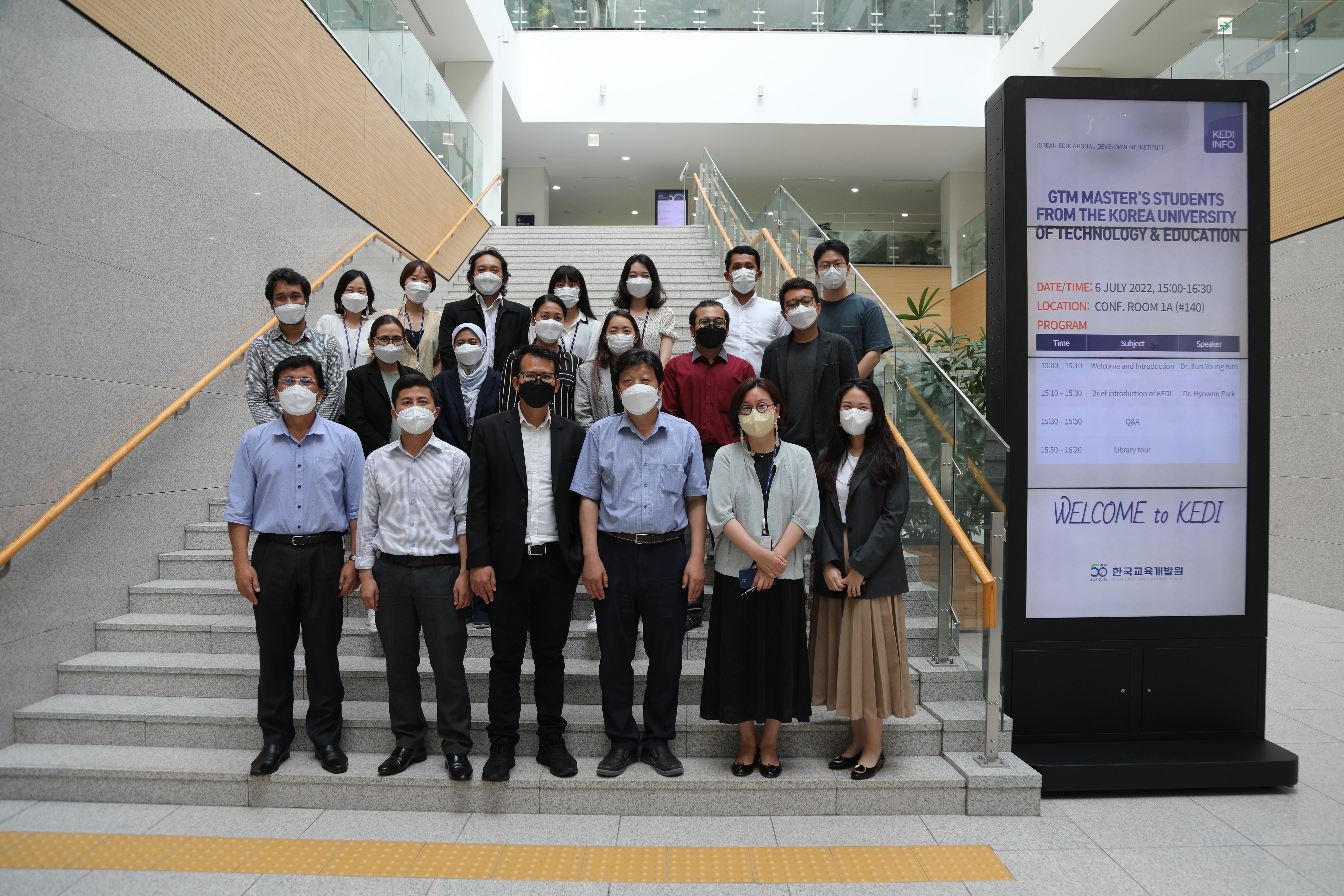A Visit of Global TVET Management Master’s Students from the Korea University of Technology & Education 01