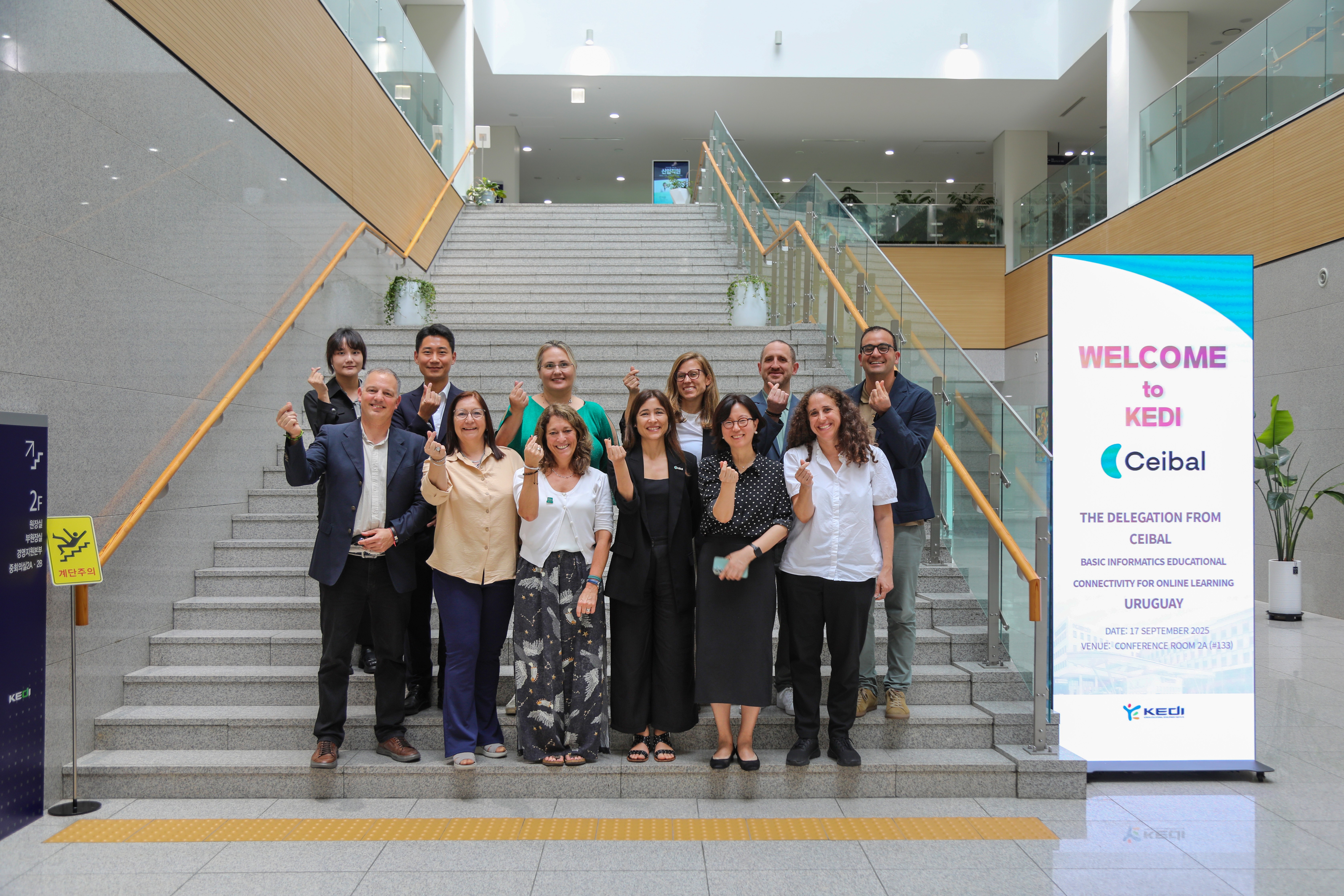 우루과이 디지털 교육기관 CEIBAL 대표단 방원